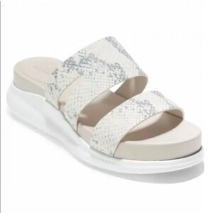 Cole Haan Zero slip on snakeskin print sandals size‎ 8
